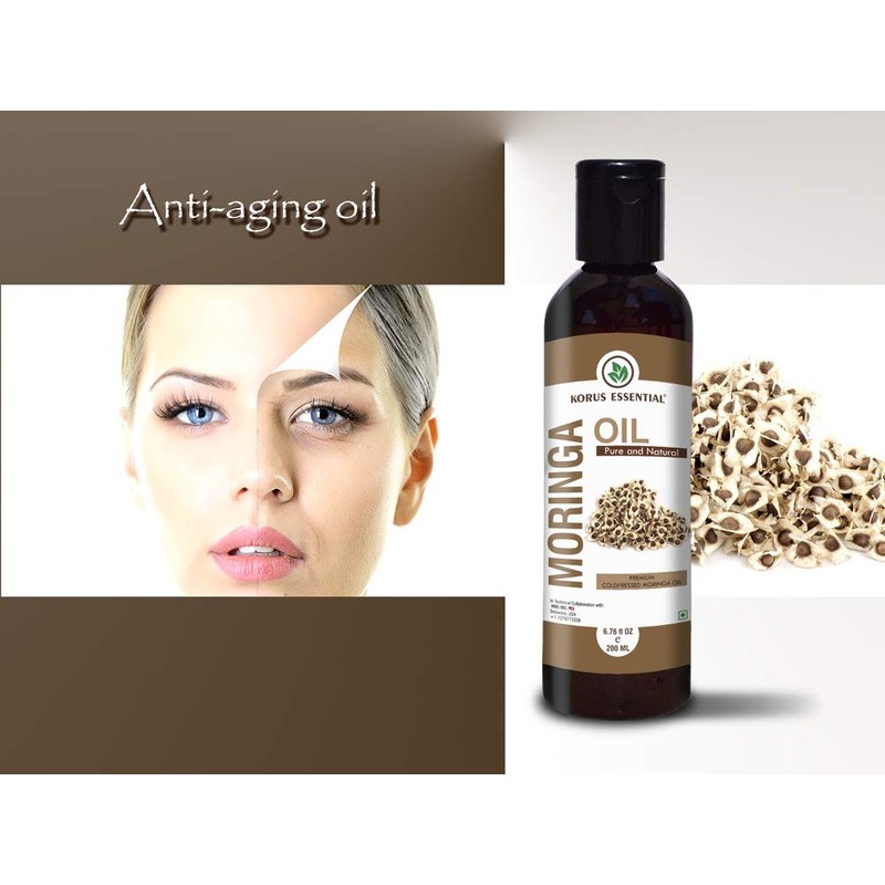 Korus Essential 100% Pure and Natural Moringa Oil 200ml |