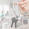 Yolev 2PCS Key Ring Keychain Keyrings Metal Keychain Clip Key
