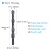 CoCud Reducing Shank Twist Drill Bit 14mm Cutting Edge Nitride