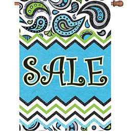 28 IN. FLAG - PAISLEY SALE