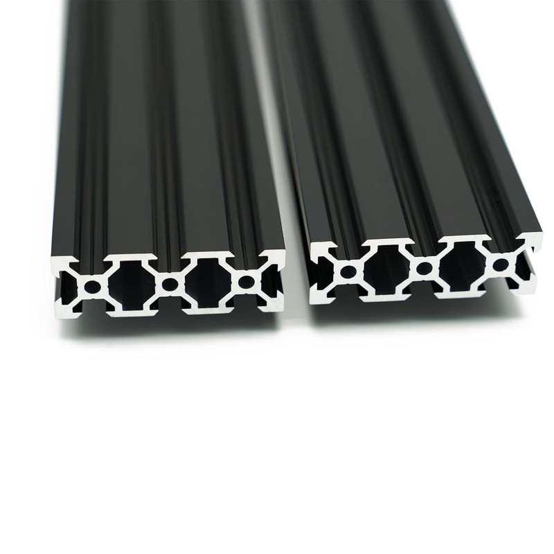 Iverntech 2PCS 1000mm 2060 V Slot Black Aluminum Extrusion 39.37