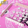 GUSTARIA Mahjong Mat,Mahjong Table Mat with 3 Dice & Carrying