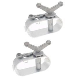 OZXNO 2 Pcs Winch for Pool Cover Aluminum Swimming Pool Cover Winch Heavy Duty Large Hole Cable Tensioner Tightener Ratchet for Above Ground Swimming Pool Oval Swimming Pools Winter Cover