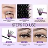 Lash Clusters Kit 100D+200D Cluster Lashes C Curl 0.07 16-20mm