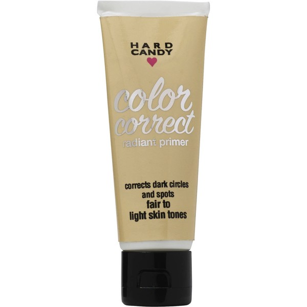 Hard Candy Color Correct Radiant Primer #90858 Yellow, Corrects Mild Redness, All Skin Tones, 1 Oz