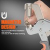 Heavy Duty Snap Fastener Tool with Case, Button Snap Replacement