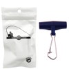 NewShot 20x High-strength Zip Sliders/booms for Boat/Sea Fishing (Blue)