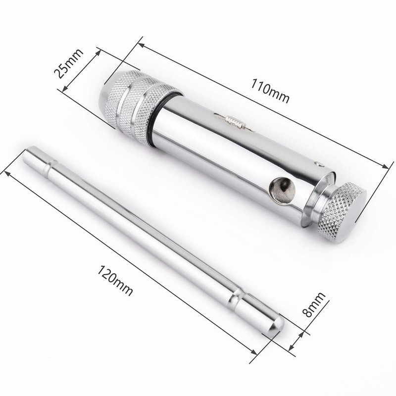 Gunpla Adjustable T-Handle Ratchet Tap Holder M5–M12 Threading Wrench Hand