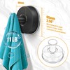 YOHOM Vacuum Suction Cup Hooks Towel Holder Stainless Steel for
