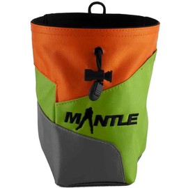 Mantle Chalk Bag Juggy in Orange/Green/Grey for Climbing Chalk for Bouldering and Climbing