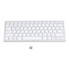 Bluetooth Keyboard Tablet PC Ultra Slim Portable 78 Keys White