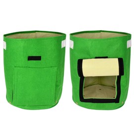 2Pack Potato Grow Bags 10 Gallon Garden Vegetable Planters Growing Bag with Handles