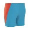 Kes-Vir Incontinence Boy's Swim Shorties in Slate/Red, 7-8 years