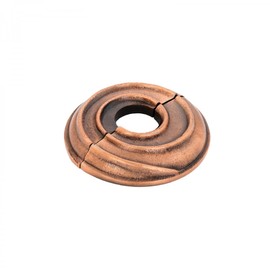 Renovators Supply Manufacturing Escutcheon Plate 3.13 in OD Escutcheon 1/2 in IPS Antique Copper Finish Aluminum Radiator Flange