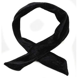 Mytoptrendz® - Wire Headband Plain Soft Velvet Wired Hair Tie Hairband (Black)