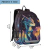 Dragon Backpack for Boys Girls,Crescent Moon Star Dragon Backpack Students