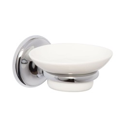 Croydex Flexi-Fix Grosvenor Chrome Easy to Fit Soap Dish , QM701941