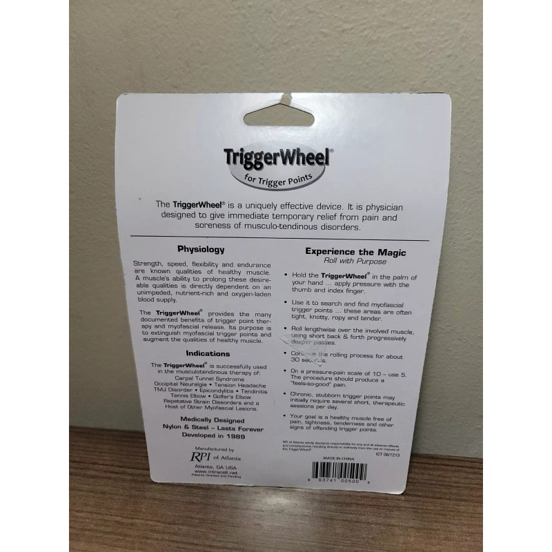 The Stick Trigger Wheel Roller Massager Myofacial Release Therapy