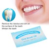 50pcs Disposable Finger Teeth Wipes Travel Portable Cleaning Dirt Removal
