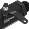 Fuel Shut Off Check Valve 6061 Aluminum Alloy Black Anodized