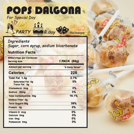 Sookwang K-Food Dalgona Korean Traditional Street Delight Sugar Candy, Sweet Treat for Movie Snack, Party_5.82 oz (55g x 3 Packs)