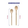 HIC Kitchen Classic French Beechwood Spoons, Made in France, Includes