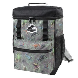 Takanami Create Square Backpack [Rucksack/Backpack] Jurassic World 101713, Black, Product Size (H x W x D): Approx. 12.2 x 8.9 x 5.1 inches (31 x 22.5 x 13 cm)