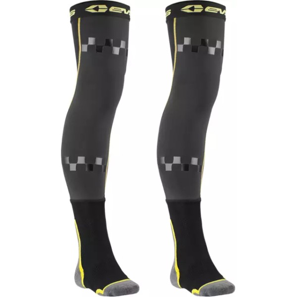 EVS TUG Fusion Combo Over The Knee Socks Liner Black/HIVIS