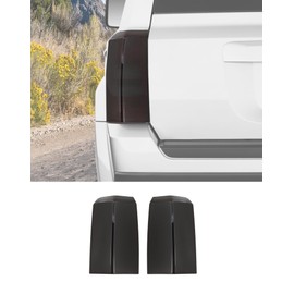 DSWSQ Smoked Black Tail Light Lamp Cover Guard Trim Decoration Exterior Accessories for 2011 2012 2013 2014 2015 2016 Jeep Patriot