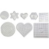 Peg Board, size 7-15 cm, transparent, 8asstd
