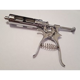 Multidose Automatic Adjustable Dose Gun Syringe 20mL Livestock Veterinary