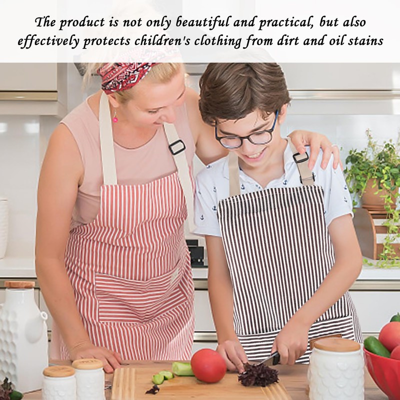 CQQNIU 1 Apron For Kids And 1 Chef Hat For