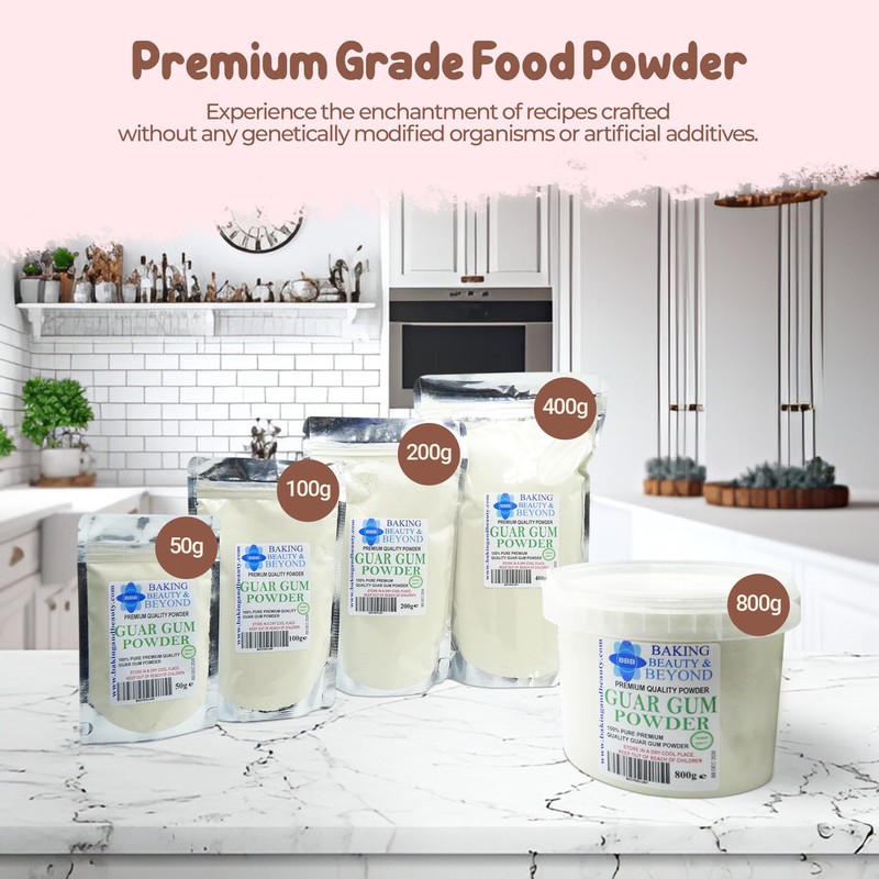 Baking Beauty and Beyond Premium Quality Guar Gum Powder -