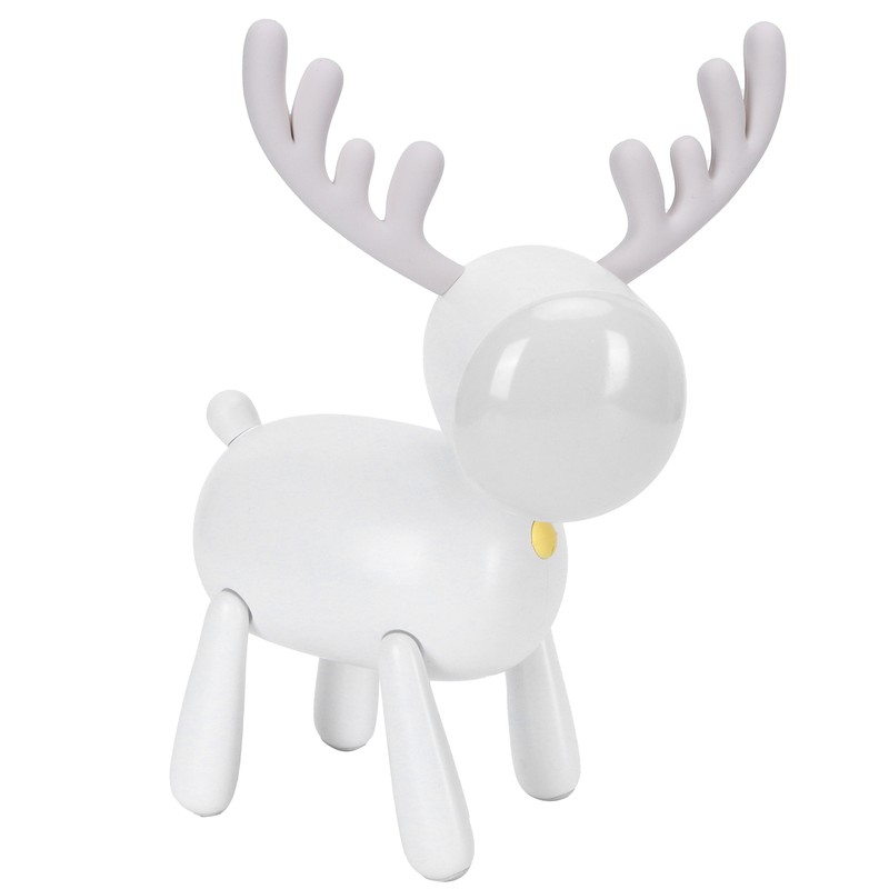 LED Night Light Cartoon Deer Shaped Table Lamp 1200mAh USB