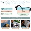 KISSOUL Photochromic Progressive Multifocus Reading Glasses Transition Sunglasses UV Readers