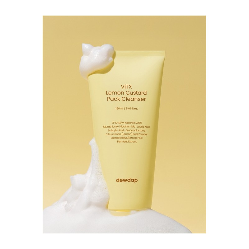 Vitics Lemon Custard Pack Cleanser 150ml / 바이틱스 레몬 커스터드