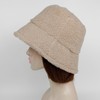 Lala 라라 뽀글이 벙거지 모자 B-베이지(LALAAC186F) Lala Fuzzy Bucket Hat