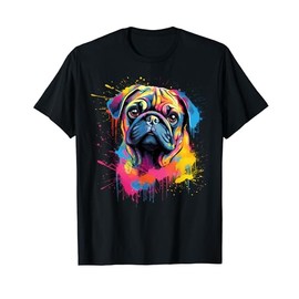 Cute Pug T-Shirt, black
