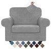 WEERRW Velvet Stretch Chair Sofa Slipcover - 2 Pieces Luxury