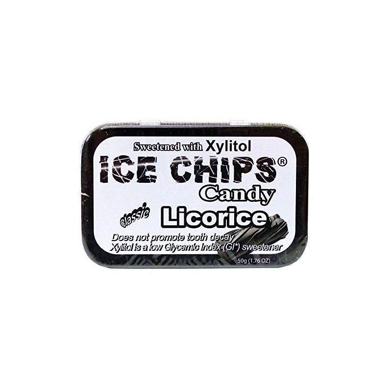 Hand Crafted Candy Tin Menthol Eucalpytus Ice Chips Candy 1.76