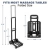 Masajeo Massage Table Cart Portable Massage Table Traveler Cart Massage