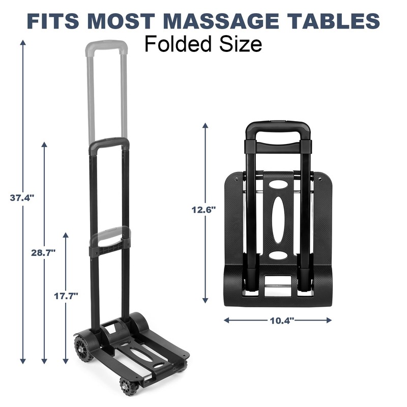 Masajeo Massage Table Cart Portable Massage Table Traveler Cart Massage