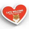 Global Designs Ginger Tabby Cats Welcome People Tolerated Katie Pearson