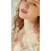 Amaxer Adjustable Dove Necklaces for Women Stainless Steel Olive Branch