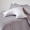 HOMESCAPES White Pure Egyptian Cotton V-Shape Pillowcase 330 TC 500