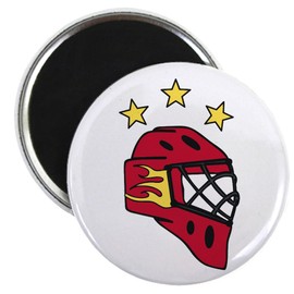 CafePress Hockey Helmet Magnets 2.25" Magnet (100 pack)