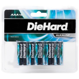 Diehard Long Lasting Alkaline Batteries AAA - 16 Pack