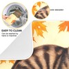 Fall Cats Dish Drying Mat for Kitchen Countertop 16x18 Autumn