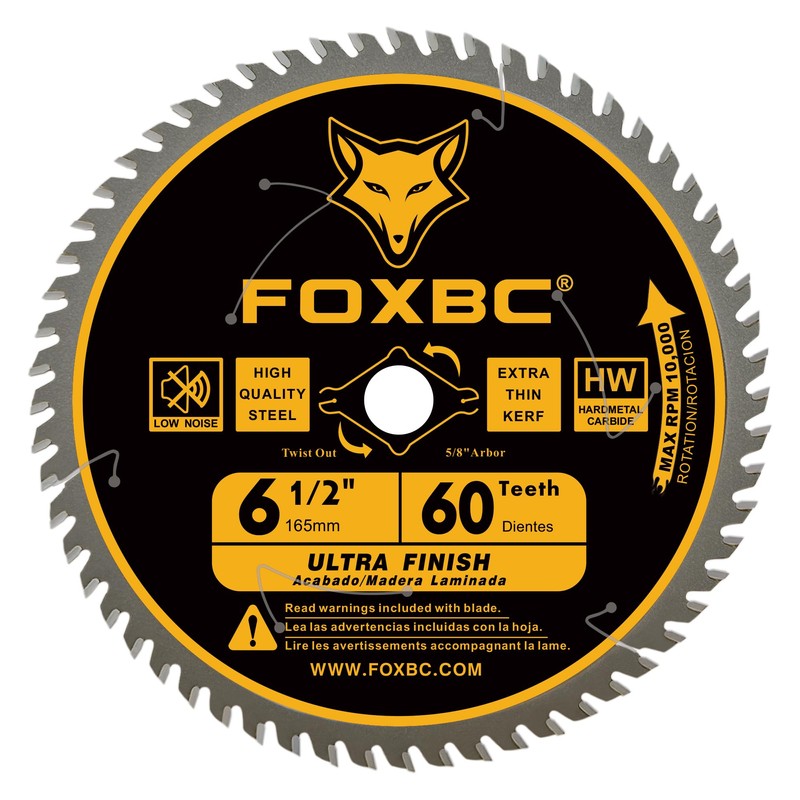 FOXBC 6-1/2 inch Circular Saw Blade 24T 40T 60T Combo
