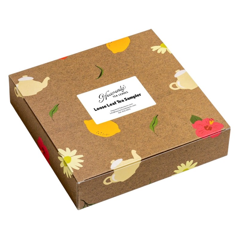 Heavenly Tea Leaves Organic Assorted 9 Loose Leaf Tea Gift